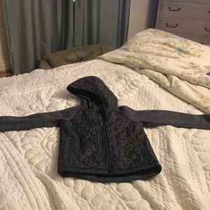 North Face Quilted Sleeve Jacket Size 5T EUC